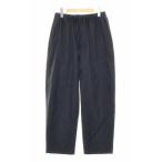 マーカ marka COCOON WIDE EASY PANTS NAVY STRIPE SIZE1 M25A12PT01C コクーン ワイド イージー パンツ 【ブランド古着ベクトル】● 25050