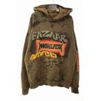 CACTUS JACK × ComplexCon × CPFM BAZAAR HOODIE L カクタスジャック コンプレックスコン トリプルコラボ パーカー フーディ ブラウン 総