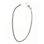  Chrome Hearts CHROME HEARTS CHN PAPER TBAR 16INCH бумага цепь цепочка для бумажника поперечная балка крыши серебряный 925*AA* ^# 250725