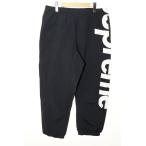 シュプリーム SUPREME 21SS SPELLOUT TRACK PANT BLACK L スペルアウトトラック パンツ サイドロゴ ブラック ☆AA★250730 メンズ
