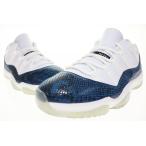 ナイキ NIKE AIR JORDAN 11 RETRO LOW LE WHITE BLACK NAVY 28cm CD6846-102 AJ11 エア ジョーダン レトロ ロー ホワイト ブラック ネイビ