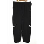 ショッピングシュプリーム シュプリーム SUPREME 20SS COLOR BLOCKED SWEATPANT BLACK XL カラー ブロックド スウェット パンツ ロゴ プリント ブラック 裏起毛 【ブ