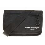 ショッピングGARCONS コムデギャルソンオム COMME des GARCONS HOMME 24AW CORDURA コーデュラ ナイロン ショルダーバッグ HN-K203 ロゴ 刺繍 日本製 ブラック