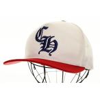 クロムハーツ CHROME HEARTS CH BASEBALL CAP WHITE RED ベースボール キャップ ロゴ 刺繍 ホワイト レッド 白 赤 帽子☆AA★ ▲ 251017