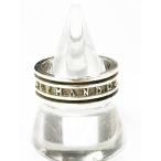 WOLFMAN BRS RING SILVER925 #15 Wolf man Logo кольцо голубой diamond серебряный 925 15 номер кольцо [ бренд б/у одежда bektoru]^#250826 мужской 