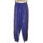 グッチ GUCCI サイドライン ラメ スウェット パンツ L 579764-XKAQ9 イタリア製 ブルー 青 【ブランド古着ベクトル】☆AA★●■251007 レデ
