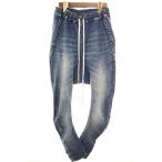 e-ef артефакт A.F ARTEFACT STRETCH DENIM SAROUEL SKINNY BLUE SIZE2 ag-1622-2 стрейч Denim обезьяна L обтягивающий брюки 