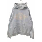 セントマイケル SAINTMICHAEL 21SS HOODIE ANGEL M SM-S21-0000-042 ダメージ加工 エンジェル プリント スウェット パーカー ライトブルー