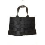 シュプリーム SUPREME 23SS WOVEN LARGE TOTE BLACK ウーブン ラージ トート バッグ ブラック 【ブランド古着ベクトル】☆AA★▲260126 メ
