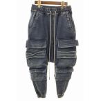  артефакт ARTIFUCT DENIM STRECH SARROUEL EASY 2 ag-8031 Denim стрейч обезьяна L легкий брюки индиго *#260103me