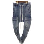  артефакт ARTIFUCT INDIGO STRETCH DENIM SAEOUEL CARGO SKINNY PANT 3 ag-5044-2 индиго стрейч Denim обезьяна L cargo 