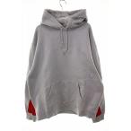 シュプリーム SUPREME 22SS CROPPED PANELS HOODED SWEATSHIRT GREY L クロップド パネル プルオーバー スウェット フーディ パーカー グレ
