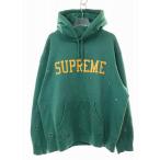 シュプリーム SUPREME 20SS EYELET HOODED SWEATSHIRT GREEN M アイレット スウェット パーカー ハトメ グリーン 緑 【ブランド古着ベクト