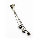 クロムハーツ CHROME HEARTS JOJO EARRING ジョジョ 3連 ピアス スター クロス BSフレア シルバー 【ブランド古着ベクトル】☆AA★ ▲ 2603