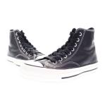 コンバース CONVERSE ADDICT CHUCK TAYLOR LEATHER HI BLACK 26cm 1AD812 チャックテイラー レザー ハイカット スニーカー ブラック 黒 ▲