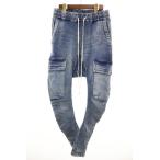 e-ef артефакт A.F ARTEFACT INDIGO STRETCH DENIM SAEOUEL CARGO SKINNYPANTS индиго стрейч Denim обезьяна L cargo 