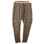  No ID NOID 22AW покрытие обезьяна L обтягивающий брюки-карго SIZE 2 451006-244P хаки [ бренд б/у одежда bektoru]*260708me