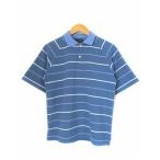  Sophnet SOPHNET. рубашка-поло окантовка короткий рукав голубой S мужской 