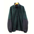  Marmot MARMOT 90s флис тянуть over жакет половина Zip боа OLD темно-зеленый большой размер 