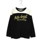 ショッピングCROW OLD CROW オールドクロウ DePALMA MILLER FOOTBALL T-SHIRTS 0C-22-SS-13 フットボールTシャツ ブラック L 長袖