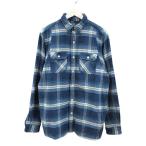 ポロ ラルフローレン POLO RALPH LAUREN クラシック フィット プラッド フランネル ワークシャツ L ブルー チェック柄 長袖