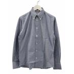 未使用品 インディビジュアライズドシャツ INDIVIDUALIZED SHIRTS Standard Fit B.D. Shirt ボタンダウンシャツ 14 1/2 ブルー