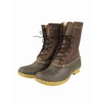  L e рубин nL.L.BEAN bean ботинки Bean Bootssia кольцо la Индия in sare-tedo шерсть подкладка USA производства Brown 7 мужской 