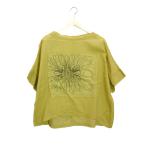 イオコムイオ io comme io センソユニコ ブラウス パッチワーク 刺繍 38 イエロー トップス コットン レディース