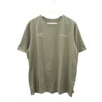 アークテリクス ARC'TERYX SPLIT SS T-SHIRT 30379 スプリット ショートスリーブ Tシャツ L カーキグリーン ロゴプリント 半袖