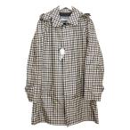���g�p�i �A�N�A�X�L���[�^�� AQUASCUTUM �t�[�h�t�� 2way �R�[�g �͂��� 40 �`�F�b�N ���� �x�[�W���n �A�E�^�[ �㒅 �����Y