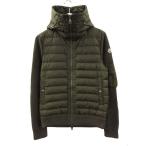 ショッピングmoncler モンクレール MONCLER CARDIGAN TRICOT カーディガン トリコット ニットコンビ ダウンジャケット S カーキ ☆AA★ メンズ