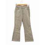  Wrangler WRANGLER 70s полоса flare pants bell низ Vintage USA производства 9/10 женский 