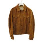 ショッピングschott ショット SCHOTT 70s WESTERN スウェード トラッカージャケット 38 茶色 ブラウン 革ジャン アウター ヴィンテージ メンズ