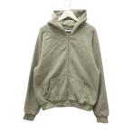 YEEZY GAP イージーギャップ DOUBLEFACE ZIP UP SWEAT HOODIE ダブルフェイス ジップアップ スウェットフーディ L ライトグリーン系 パーカ