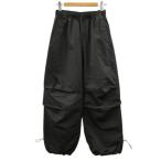 未使用品 センソユニコ JNBY ドロスト パンツ 38 ブラック 黒 ボトムス 2023年 レディース