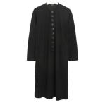 ショッピングコムデギャルソン トリココムデギャルソン tricot COMME des GARCONS ニット ワンピース ボタン M ブラック 黒 ウール 長袖 レディース