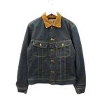 ショッピング古着 リー LEE STORM RIDER ストームライダー デニム ジャケット LT0522 裏地ブランケット M インディゴブルー  メンズ