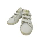 アディダス adidas スタンスミス STAN SMITH ベルクロ 白 ホワイト 金 ゴールド 27cm スニーカー シューズ メンズ