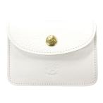 イルビゾンテ IL BISONTE カードケース ホワイト 白 レザー 牛革 名刺入れ 54212309193 メンズ レディース