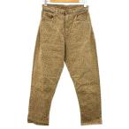 クッシュマン CUSHMAN MATTSONS' マットソンズ 5ポケット パンツ 30 レオパード ヒョウ柄 ブラウン系 ボトムス メンズ