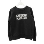 チャンピオン CHAMPION 青タグ リバースウィーブ スウェット トレーナー MARYLAND ブラック 黒 L メンズ