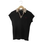  Burberry London BURBERRY LONDON рубашка с коротким рукавом . воротник черный чёрный бежевый проверка Logo вышивка 160A Kids 