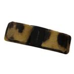 サルヴァトーレフェラガモ Salvatore Ferragamo バレッタ ヴァラ リボン レオパード ヘアアクセサリー ヒョウ柄 レディース