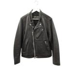 ショット SCHOTT ダブル ライダースジャケット 3191070 革ジャン M 黒 ブラック ジップアップ レザージャケット アウター メンズ