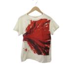 コムデギャルソン COMME des GARCONS Tシャツ S カットソー プリント ホワイト 白 トップス レディース