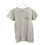 チャンピオン CHAMPION 70s バータグ Tシャツ 染み込みプリント ヴィンテージ ハチハチワンツー USA製 グレー S メンズ