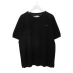  The North Face THE NORTH FACE Short рукав свет комфорт Crew вязаный тянуть over cut and sewn XL чёрный короткий рукав NT12395