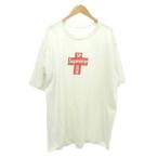 シュプリーム SUPREME cross box logo tee Tシャツ 半袖 ロゴ プリント 薄手 Lサイズ 白 ホワイト メンズ