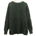 フィグベル PHIGVEL 美品 22AW HEAVY WAFFLE TOP サーマル Tシャツ カットソー 長袖 ワッフル トップス 1 深緑 グリーン ■U90 メンズ