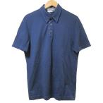  Salvatore Ferragamo Salvatore Ferragamo рубашка-поло короткий рукав олень. . гребень шлема рисунок M темно-синий темно-синий IBO58 X мужской 